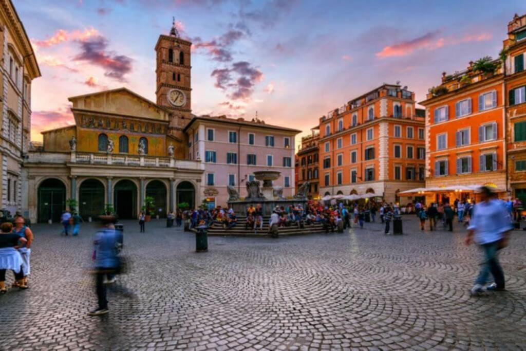 Elegante Open Space Con Vasca Idromassaggio A Trastevere Εξωτερικό φωτογραφία